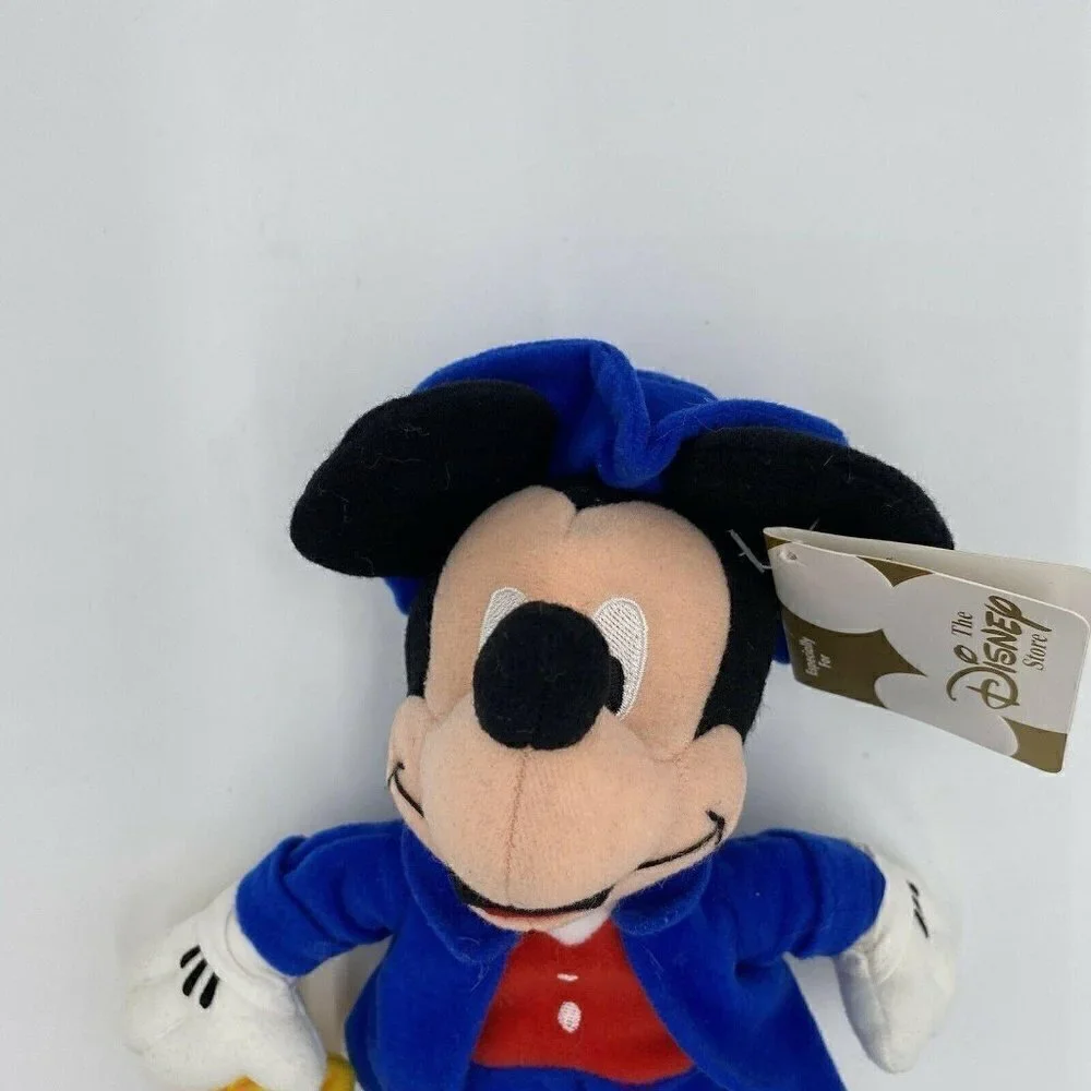 Disney Store Paul Revere Mickey Mouse Bean Bag Plush
